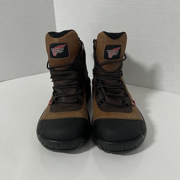 Red Wing Brown Aluminum Toe Waterproof Work Boots 2436 Mens Size 6 D NEW main image 5